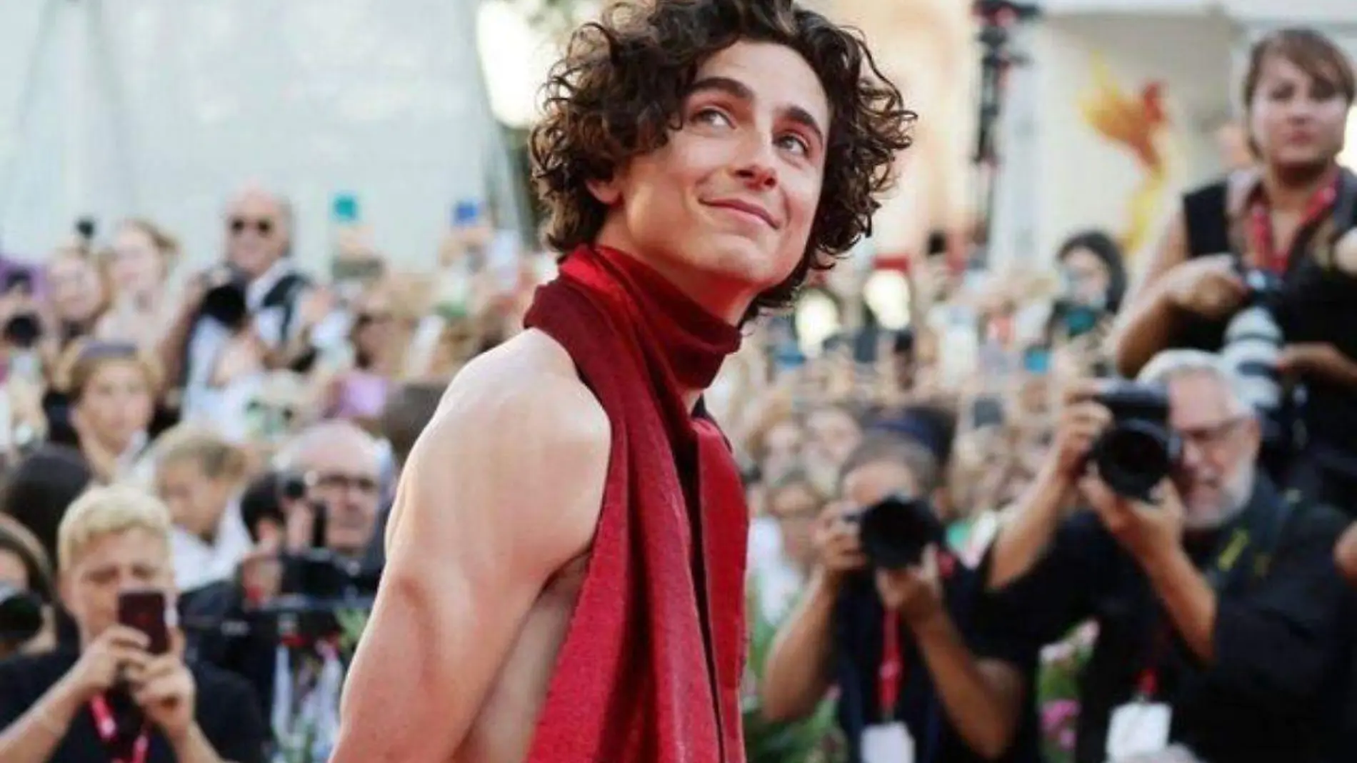 Chalamet tienenun accidente durante una filmación